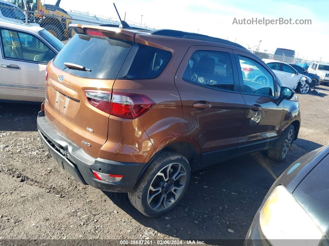 2019 Ford Ecosport Ses Золотой vin: MAJ6S3JL1KC287922