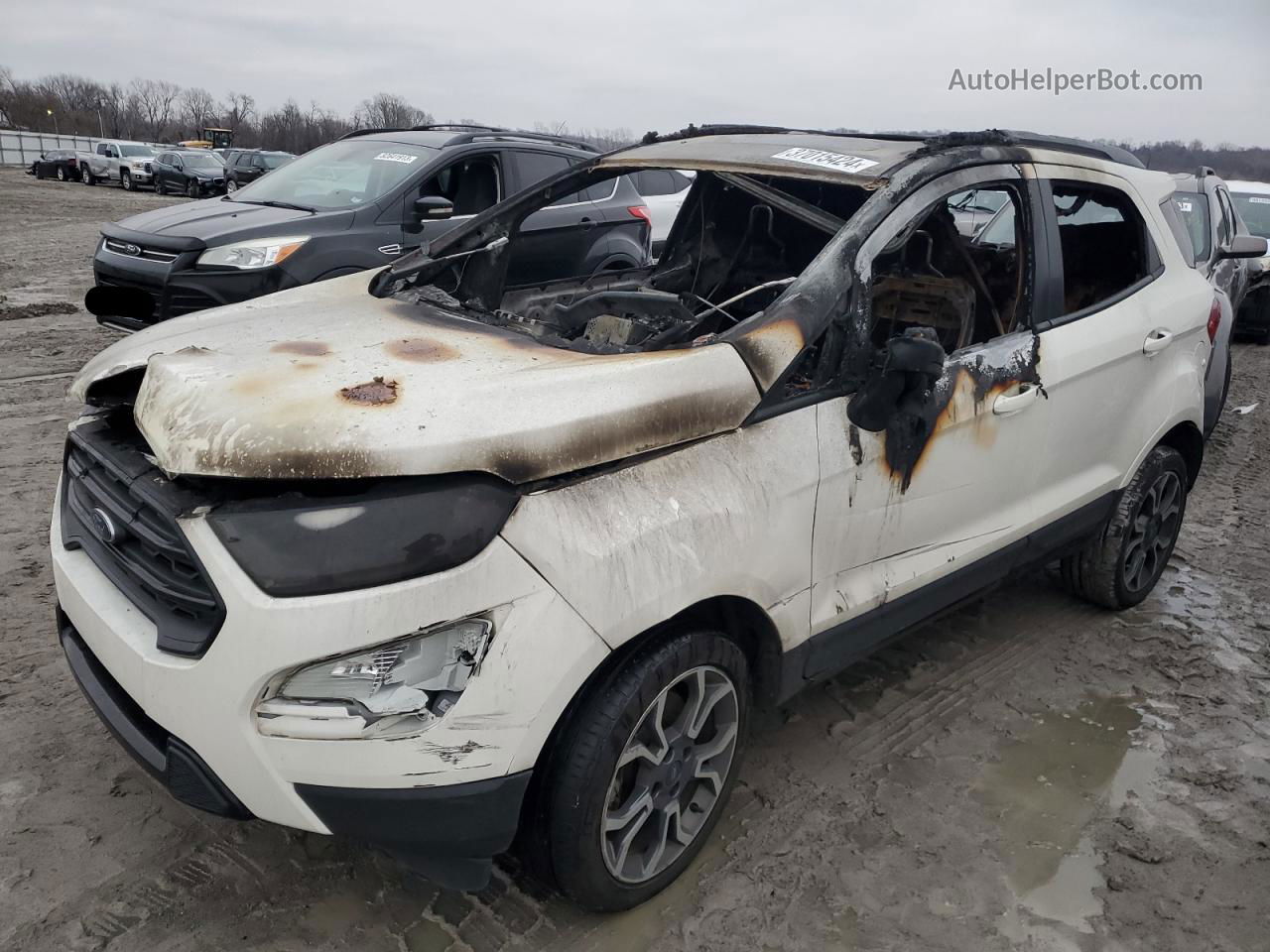 2020 Ford Ecosport Ses White vin: MAJ6S3JL1LC324369