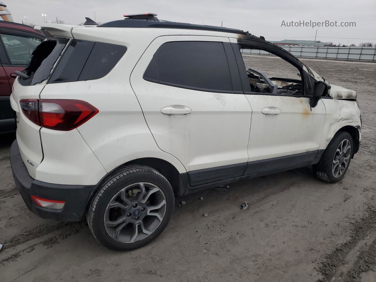 2020 Ford Ecosport Ses White vin: MAJ6S3JL1LC324369