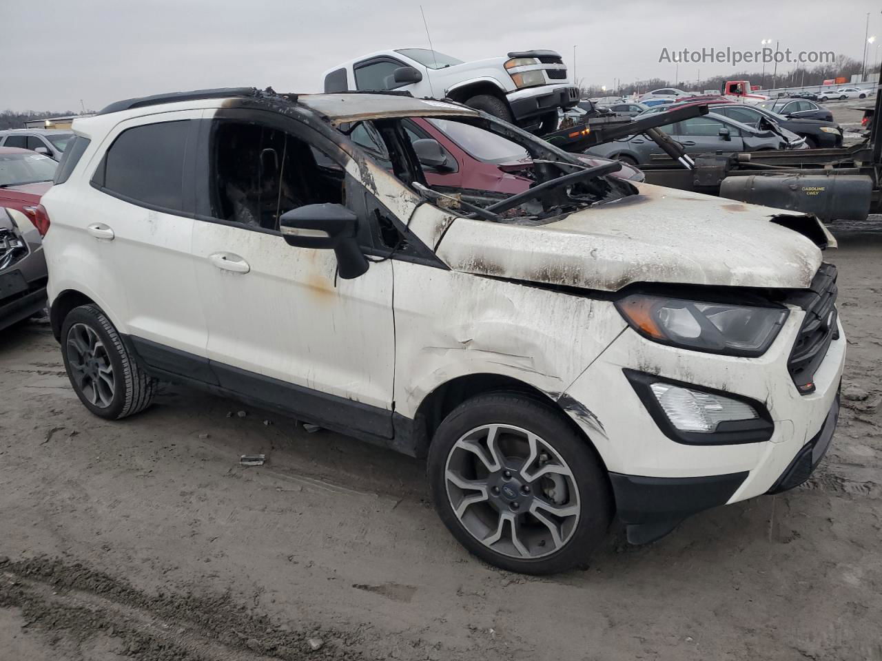 2020 Ford Ecosport Ses White vin: MAJ6S3JL1LC324369