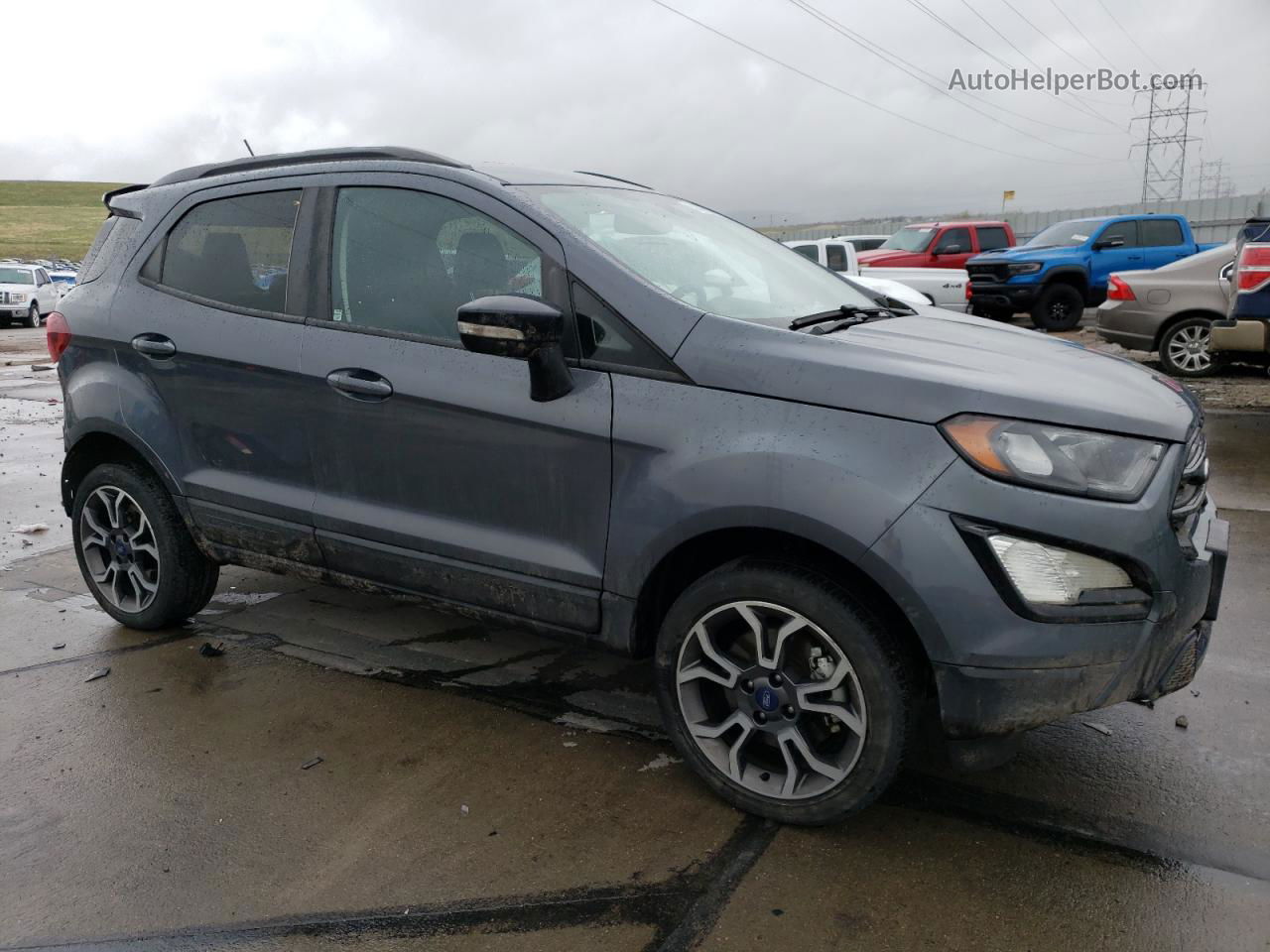 2020 Ford Ecosport Ses Gray vin: MAJ6S3JL1LC336358