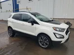 2019 Ford Ecosport Ses White vin: MAJ6S3JL2KC286620