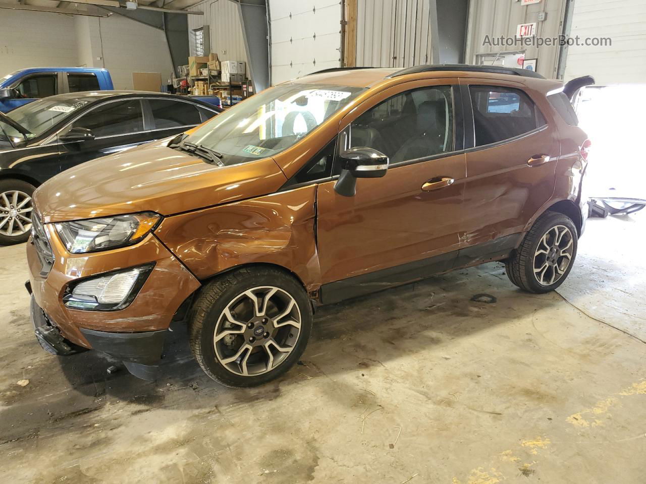 2019 Ford Ecosport Ses Коричневый vin: MAJ6S3JL2KC309071