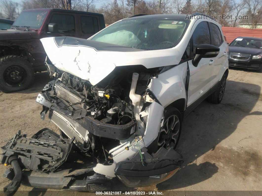 2020 Ford Ecosport Ses White vin: MAJ6S3JL2LC331251