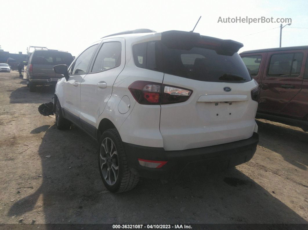 2020 Ford Ecosport Ses Белый vin: MAJ6S3JL2LC331251