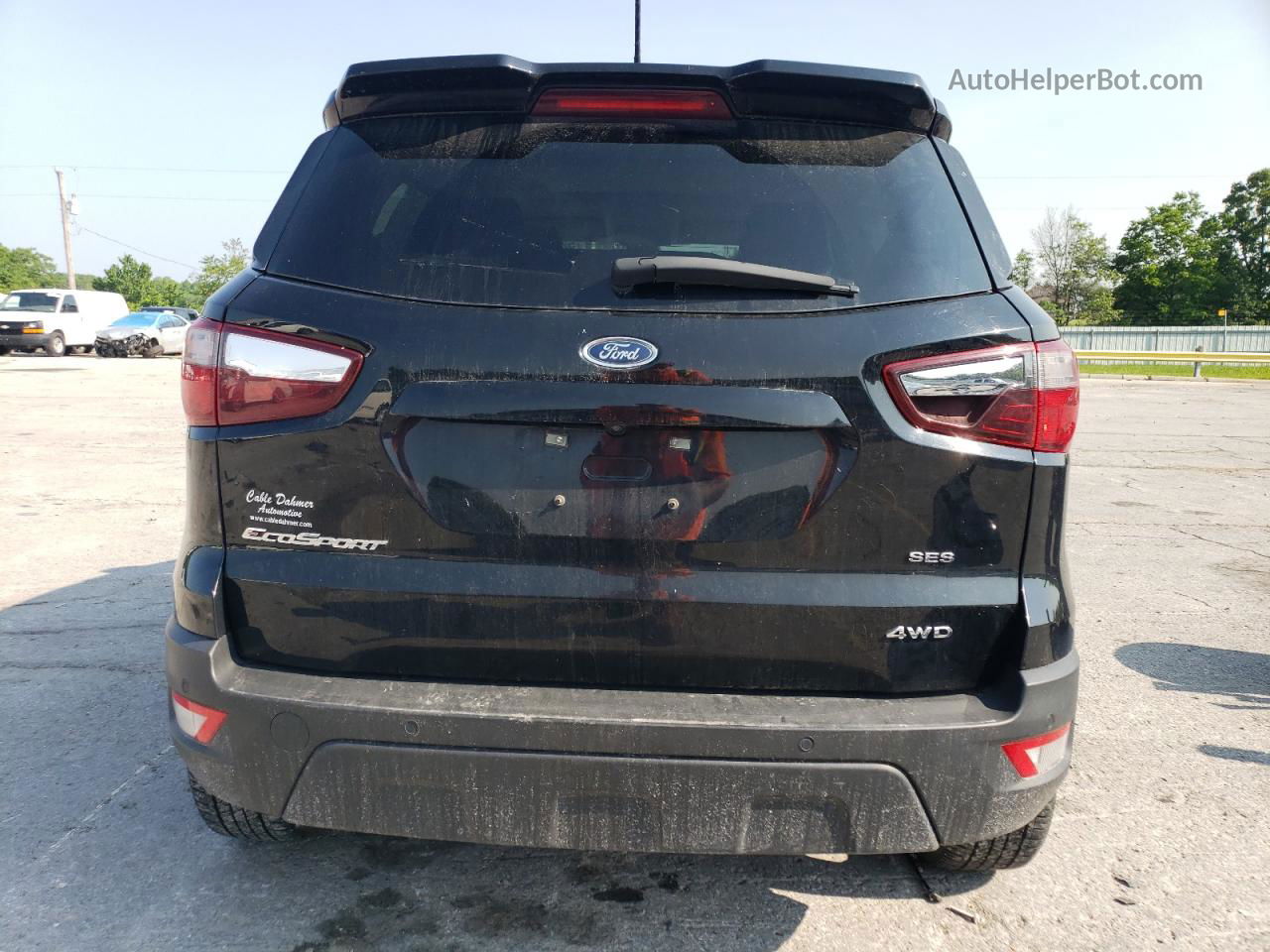 2020 Ford Ecosport Ses Black vin: MAJ6S3JL2LC347496