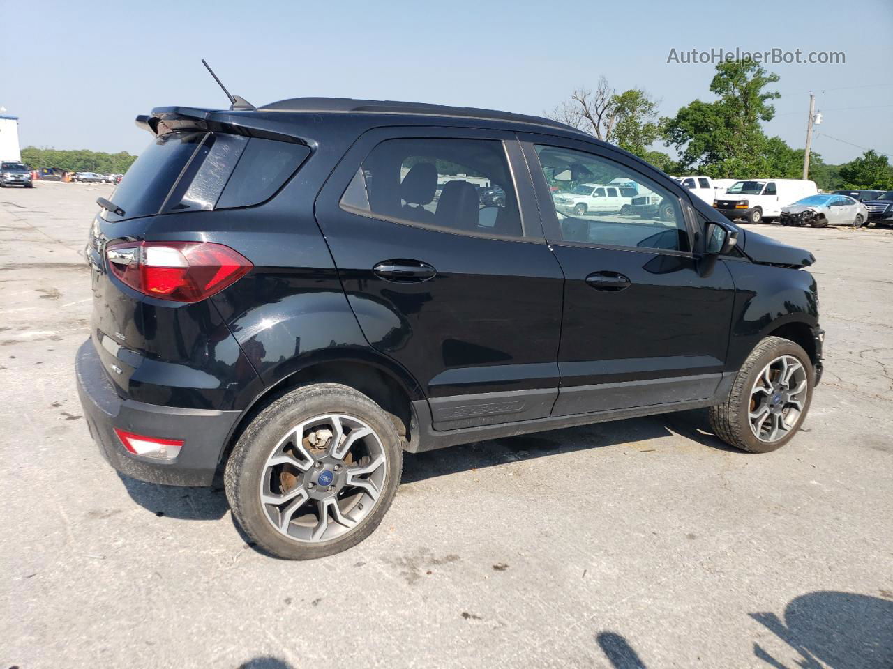 2020 Ford Ecosport Ses Черный vin: MAJ6S3JL2LC347496