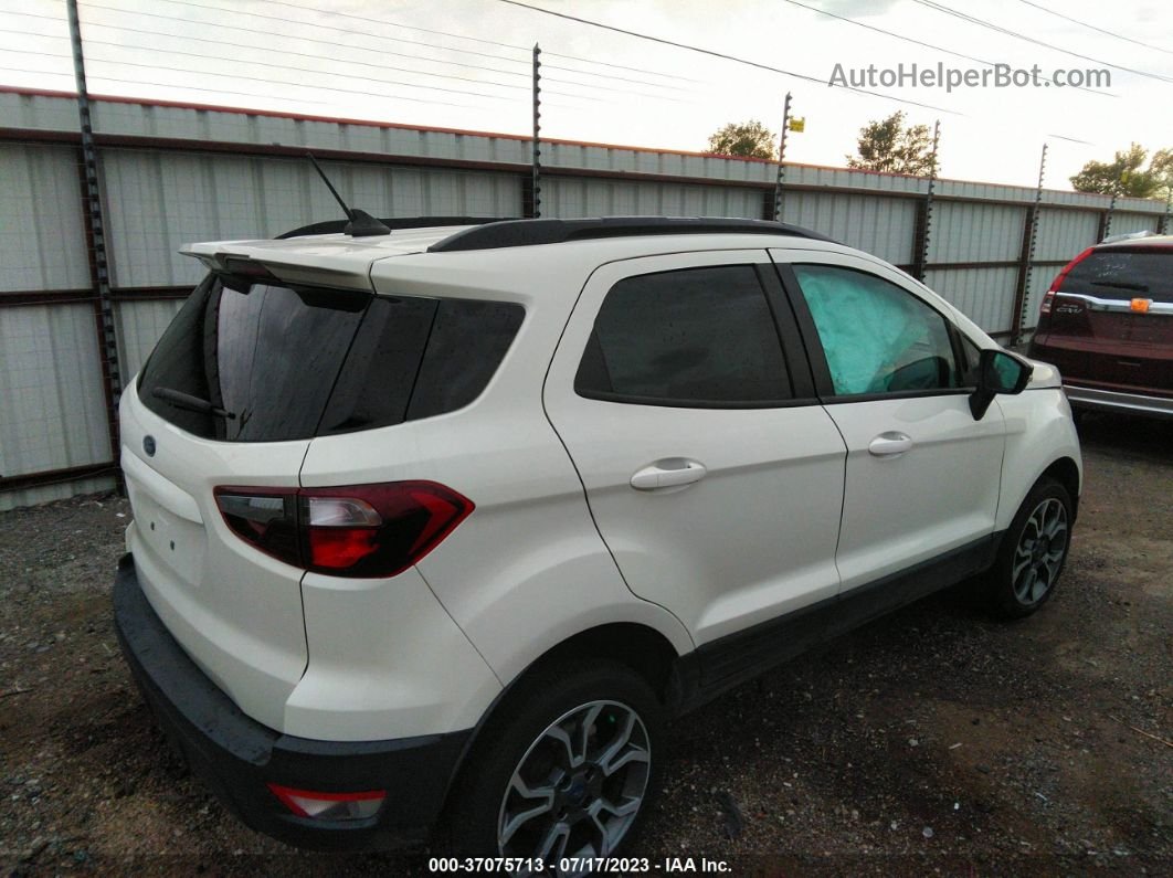 2020 Ford Ecosport Ses Белый vin: MAJ6S3JL2LC367800