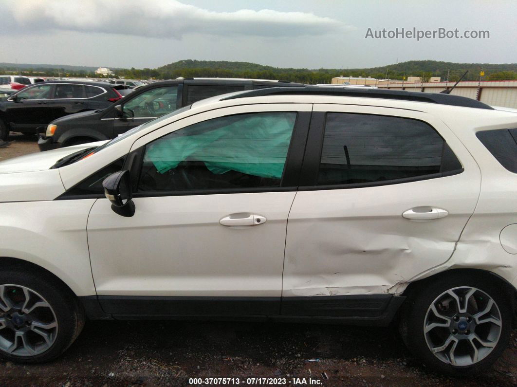 2020 Ford Ecosport Ses White vin: MAJ6S3JL2LC367800