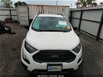 2020 Ford Ecosport Ses White vin: MAJ6S3JL2LC367800