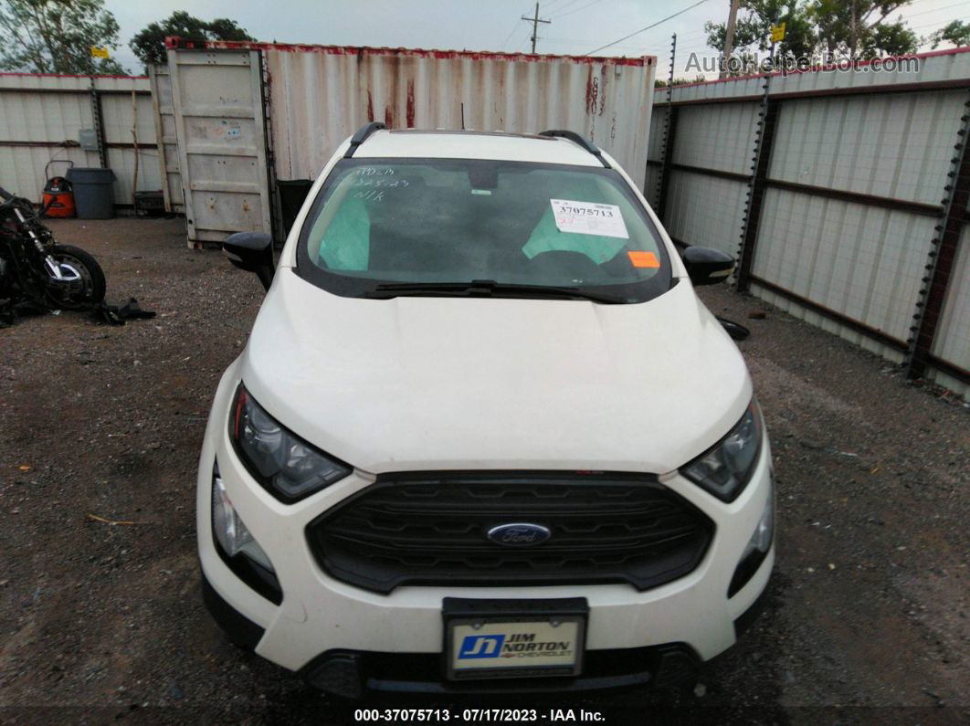 2020 Ford Ecosport Ses Белый vin: MAJ6S3JL2LC367800