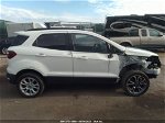 2019 Ford Ecosport Ses White vin: MAJ6S3JL3KC289512