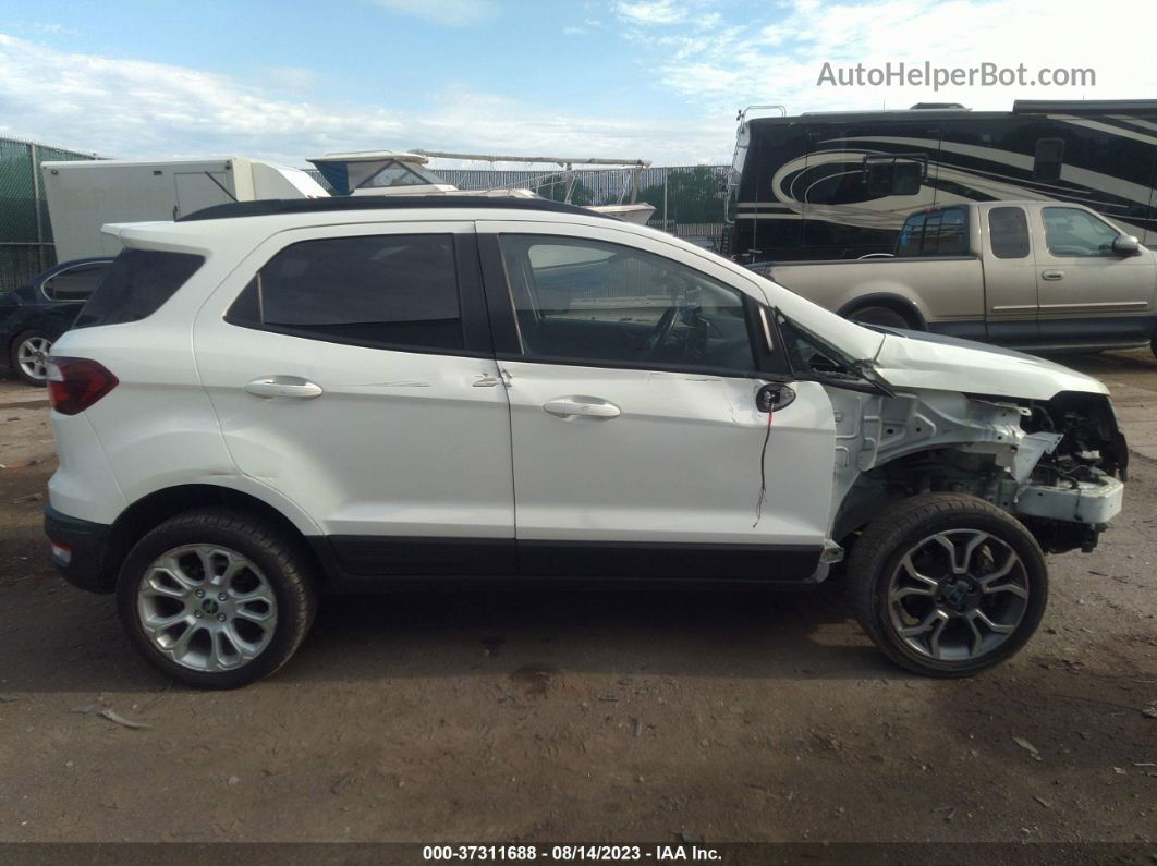 2019 Ford Ecosport Ses White vin: MAJ6S3JL3KC289512