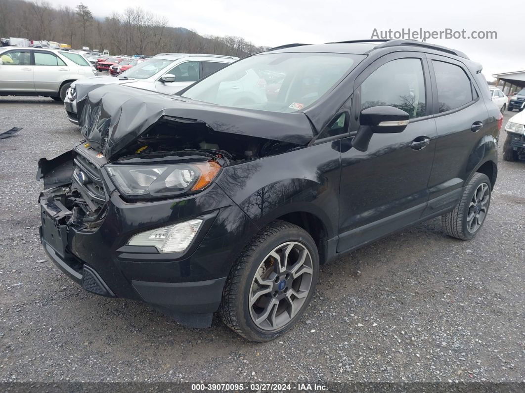 2019 Ford Ecosport Ses Черный vin: MAJ6S3JL3KC296072