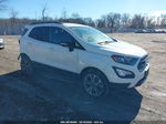 2019 Ford Ecosport Ses White vin: MAJ6S3JL4KC279555