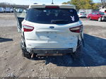 2019 Ford Ecosport Ses White vin: MAJ6S3JL4KC279555