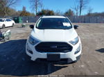 2019 Ford Ecosport Ses White vin: MAJ6S3JL4KC279555