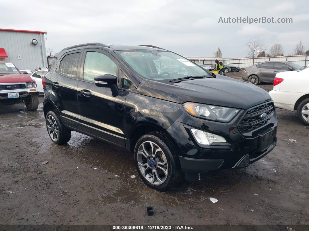 2019 Ford Ecosport Ses Черный vin: MAJ6S3JL4KC286084