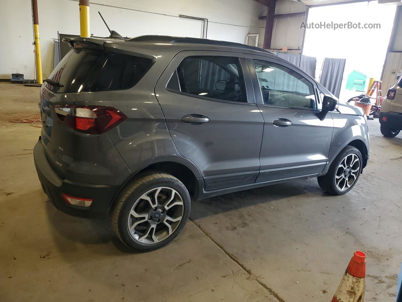 2019 Ford Ecosport Ses Gray vin: MAJ6S3JL4KC293682