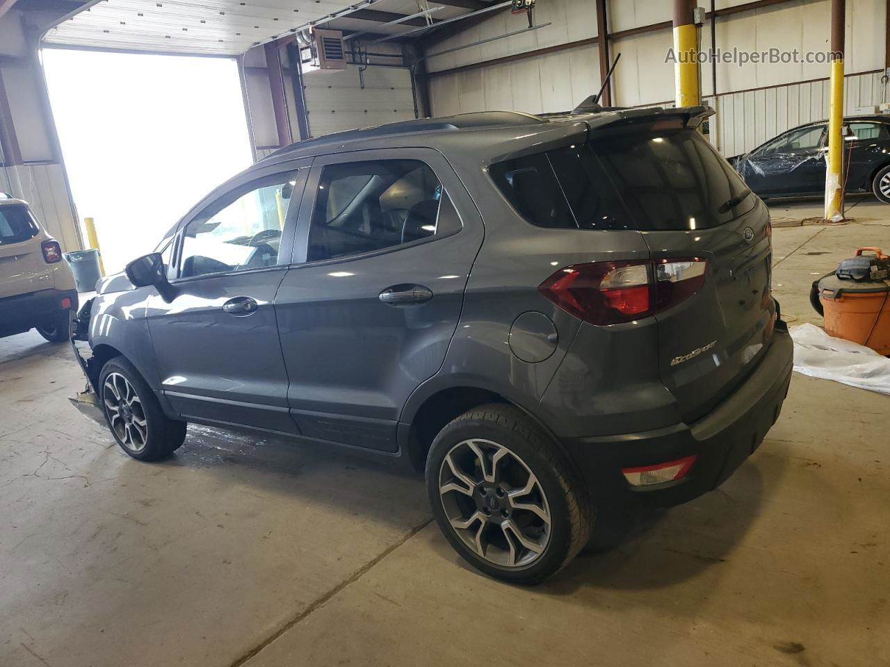 2019 Ford Ecosport Ses Gray vin: MAJ6S3JL4KC293682