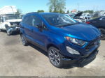 2020 Ford Ecosport Ses Blue vin: MAJ6S3JL4LC330554