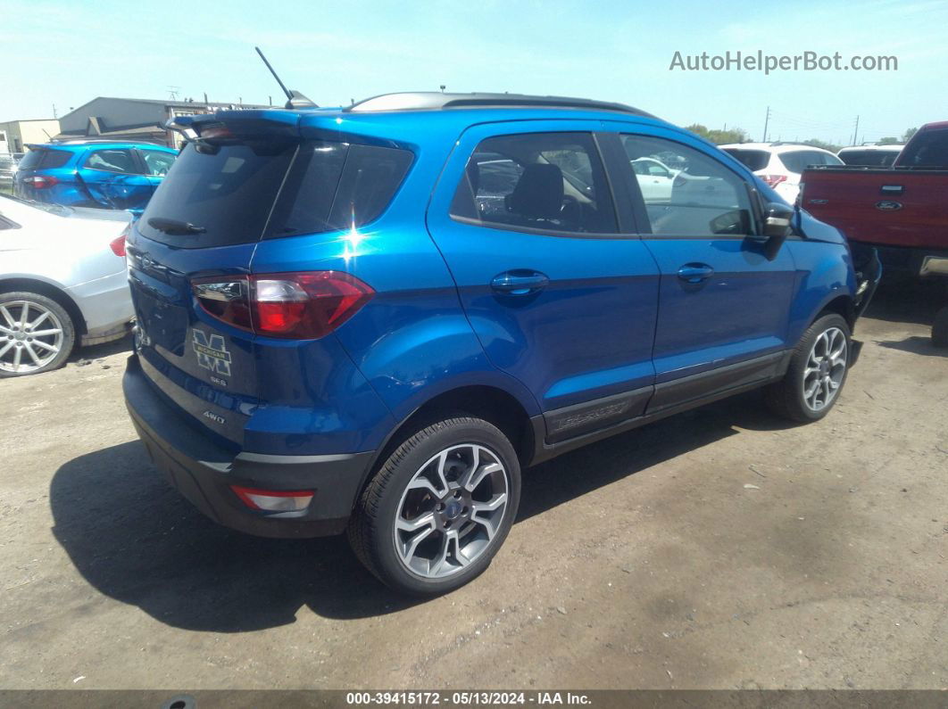 2020 Ford Ecosport Ses Blue vin: MAJ6S3JL4LC330554