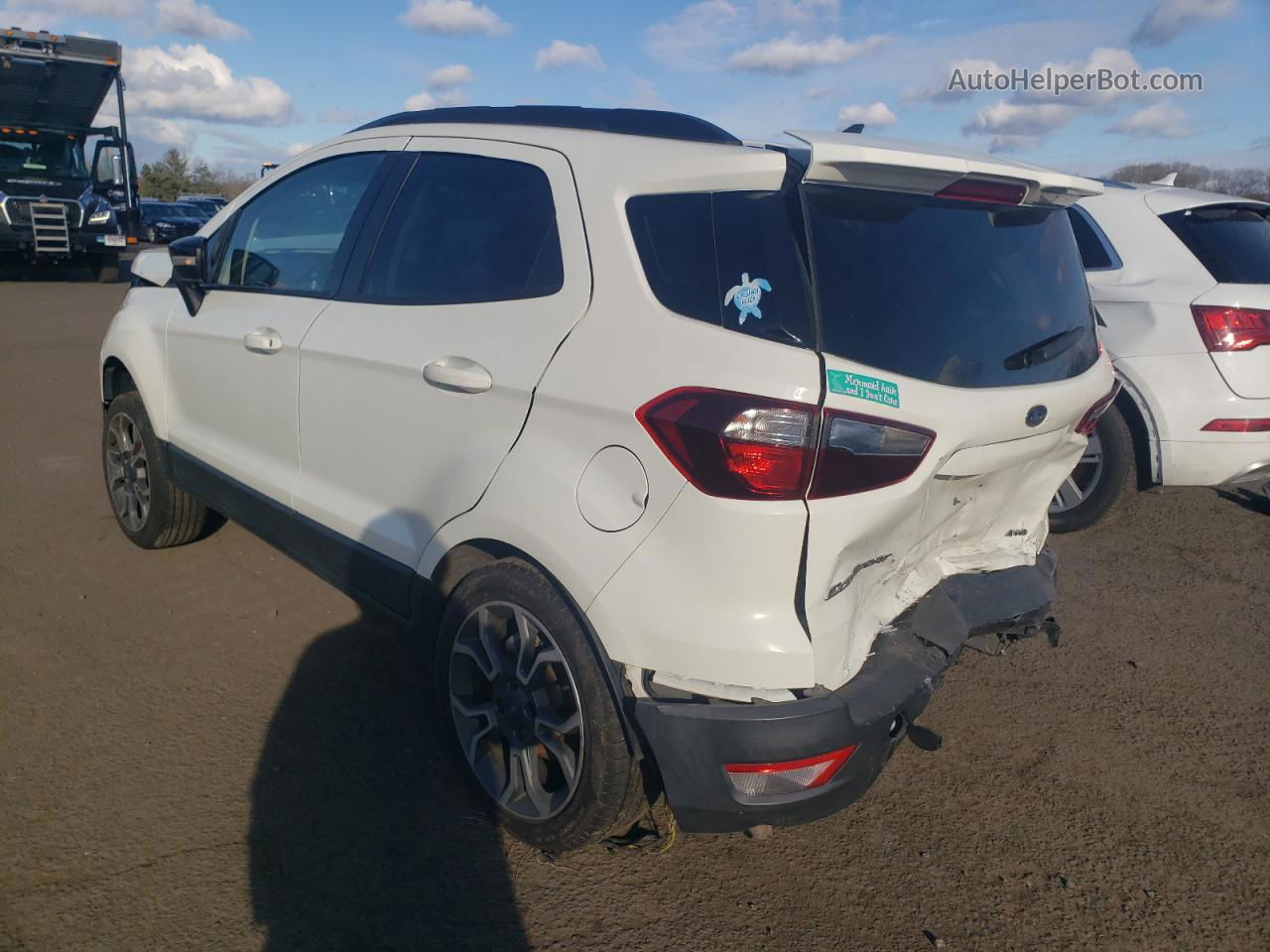 2019 Ford Ecosport Ses Белый vin: MAJ6S3JL5KC260206