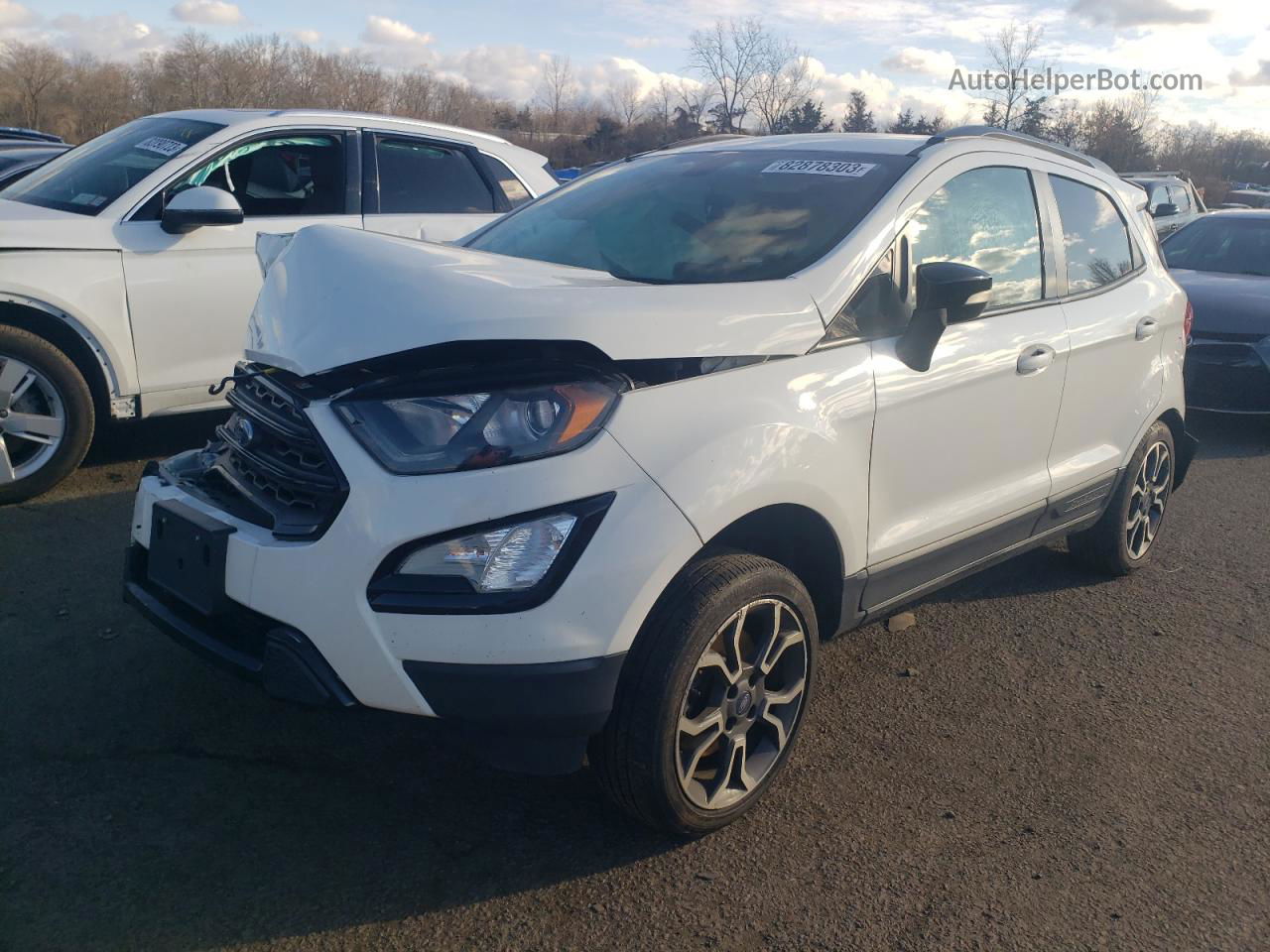 2019 Ford Ecosport Ses Белый vin: MAJ6S3JL5KC260206