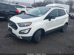 2019 Ford Ecosport Ses White vin: MAJ6S3JL5KC293657