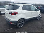 2019 Ford Ecosport Ses White vin: MAJ6S3JL5KC293657