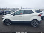 2019 Ford Ecosport Ses White vin: MAJ6S3JL5KC293657