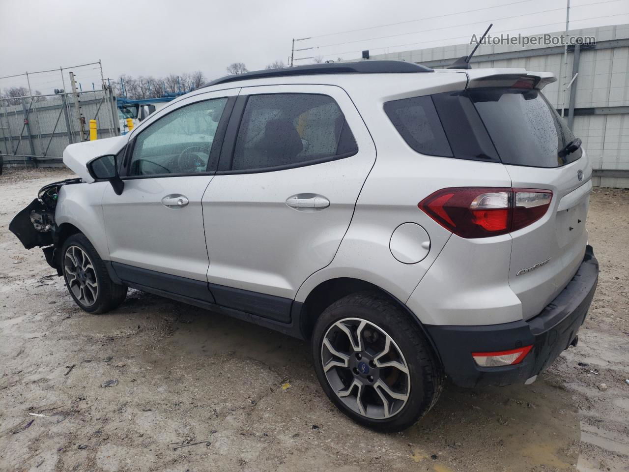 2019 Ford Ecosport Ses Silver vin: MAJ6S3JL5KC294355