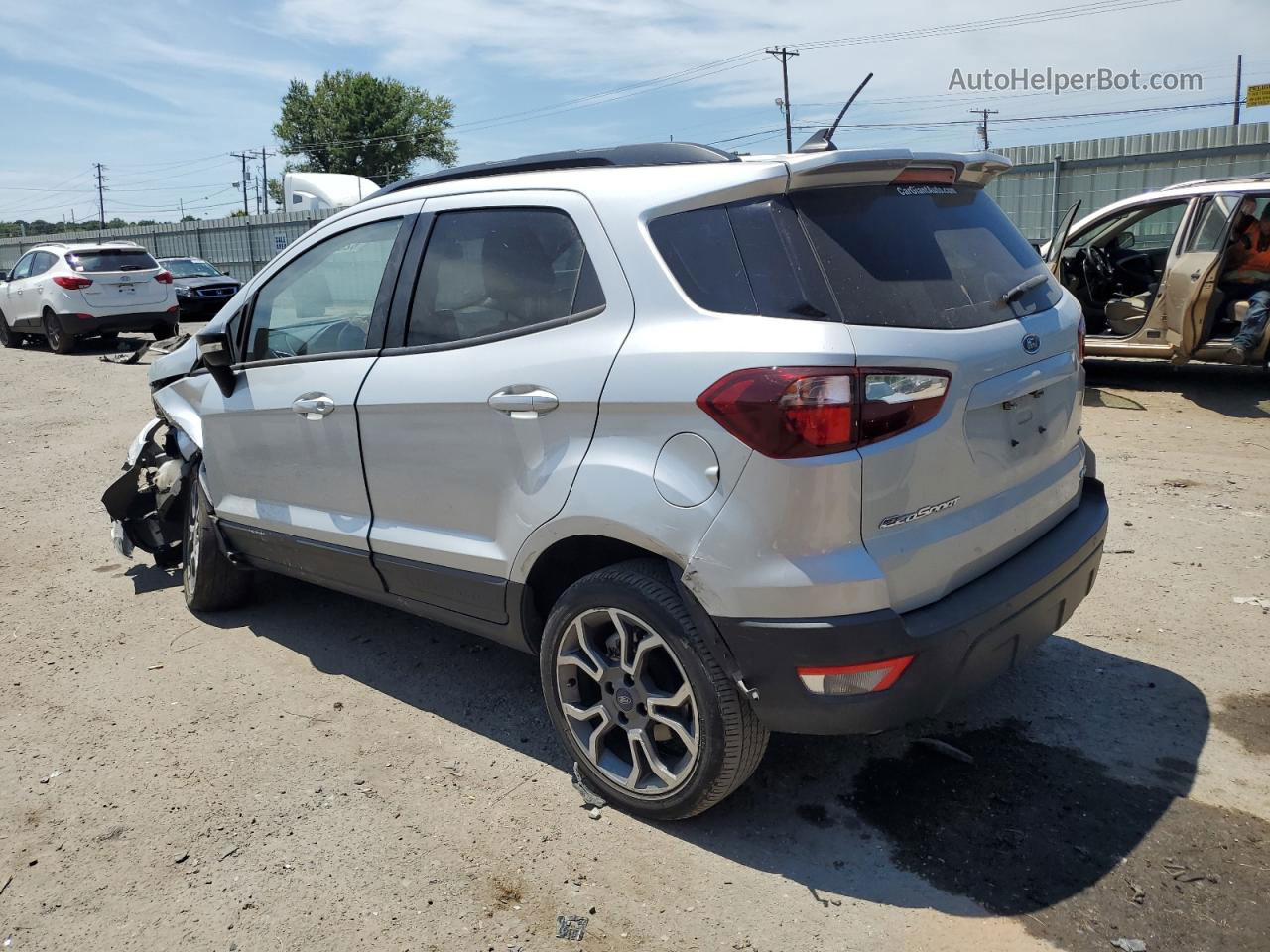 2020 Ford Ecosport Ses Silver vin: MAJ6S3JL5LC358332