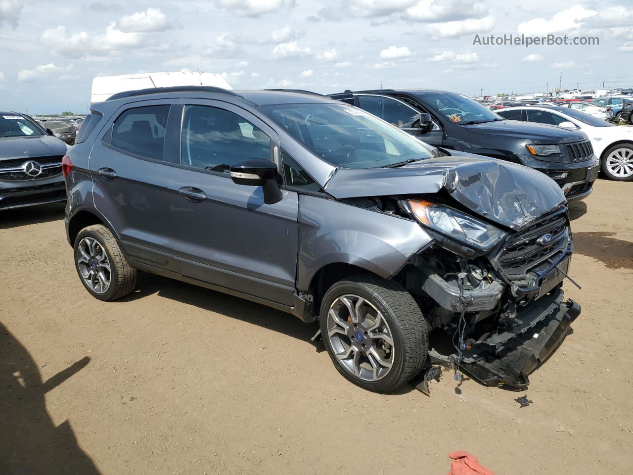 2020 Ford Ecosport Ses Gray vin: MAJ6S3JL5LC359805