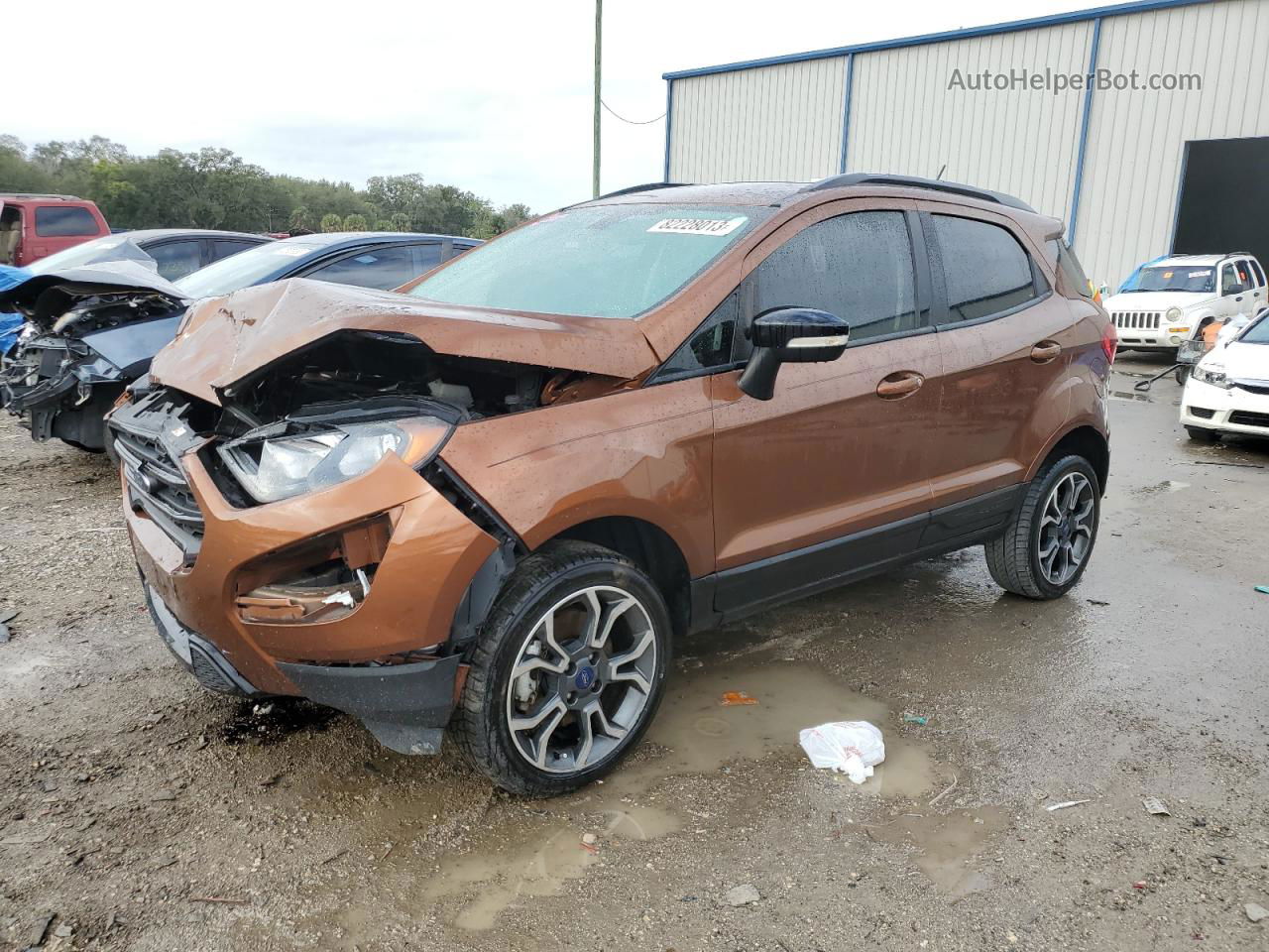 2019 Ford Ecosport Ses Brown vin: MAJ6S3JL6KC254298