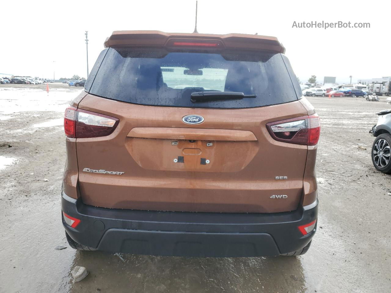 2019 Ford Ecosport Ses Brown vin: MAJ6S3JL6KC254298