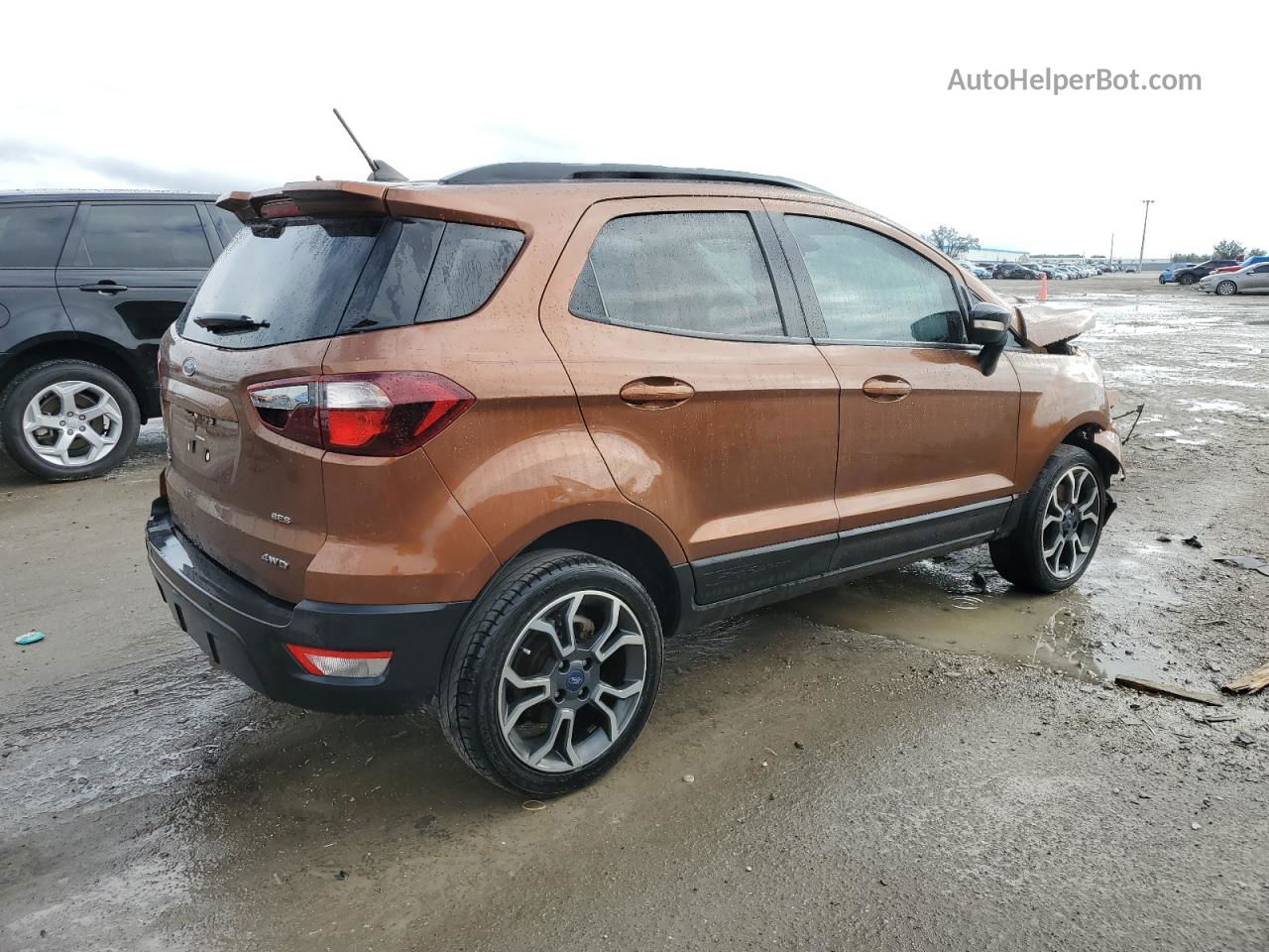 2019 Ford Ecosport Ses Brown vin: MAJ6S3JL6KC254298