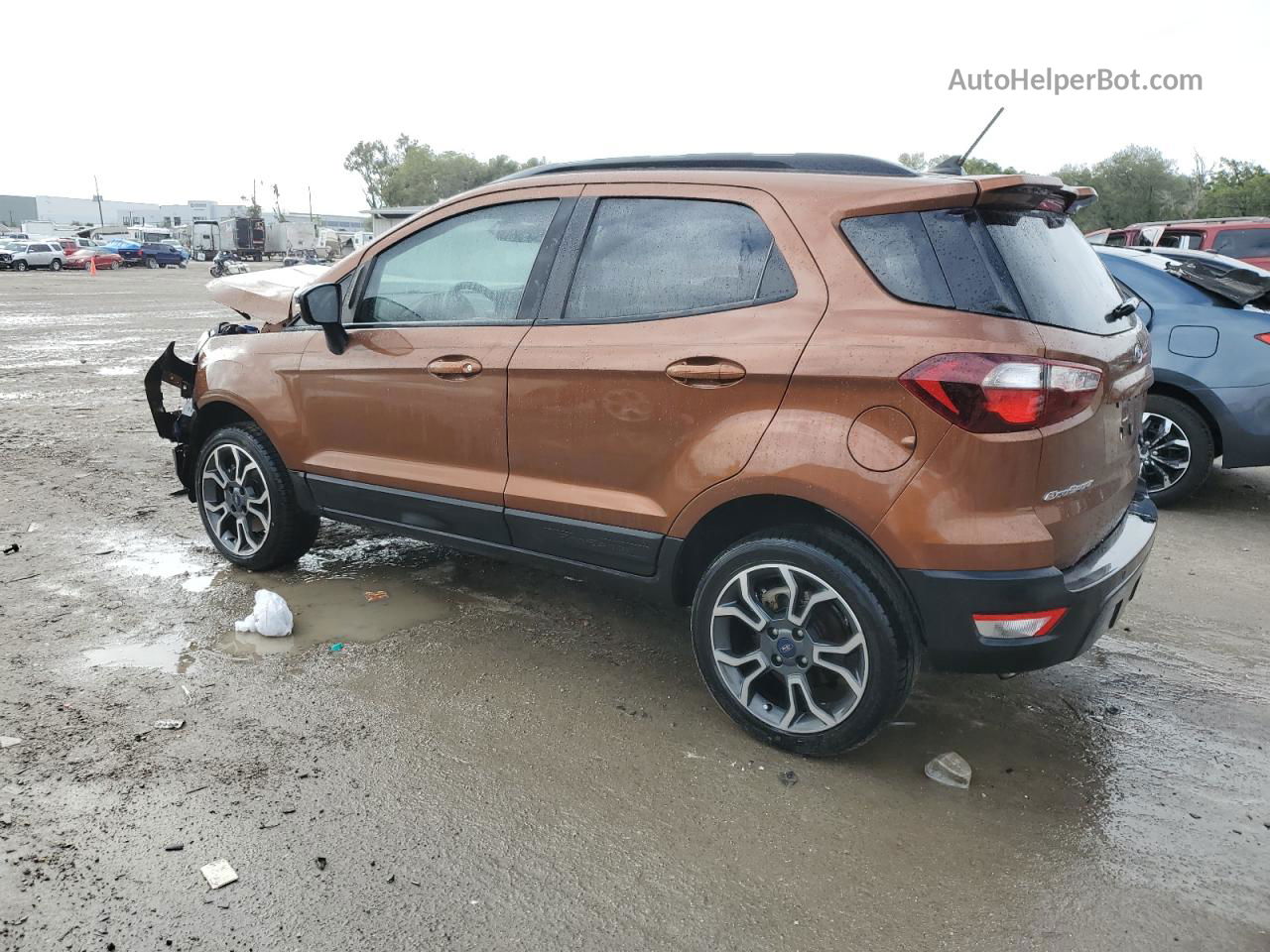 2019 Ford Ecosport Ses Brown vin: MAJ6S3JL6KC254298