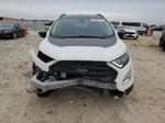 2019 Ford Ecosport Ses White vin: MAJ6S3JL6KC267102