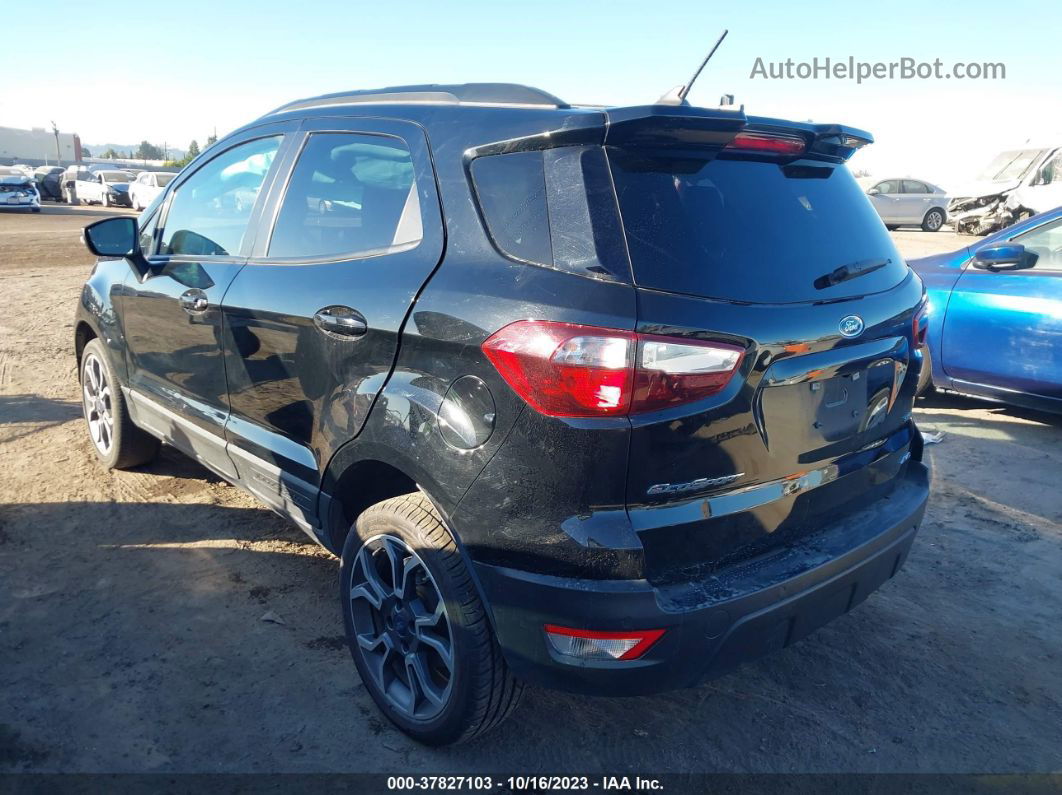 2019 Ford Ecosport Ses Black vin: MAJ6S3JL6KC301460