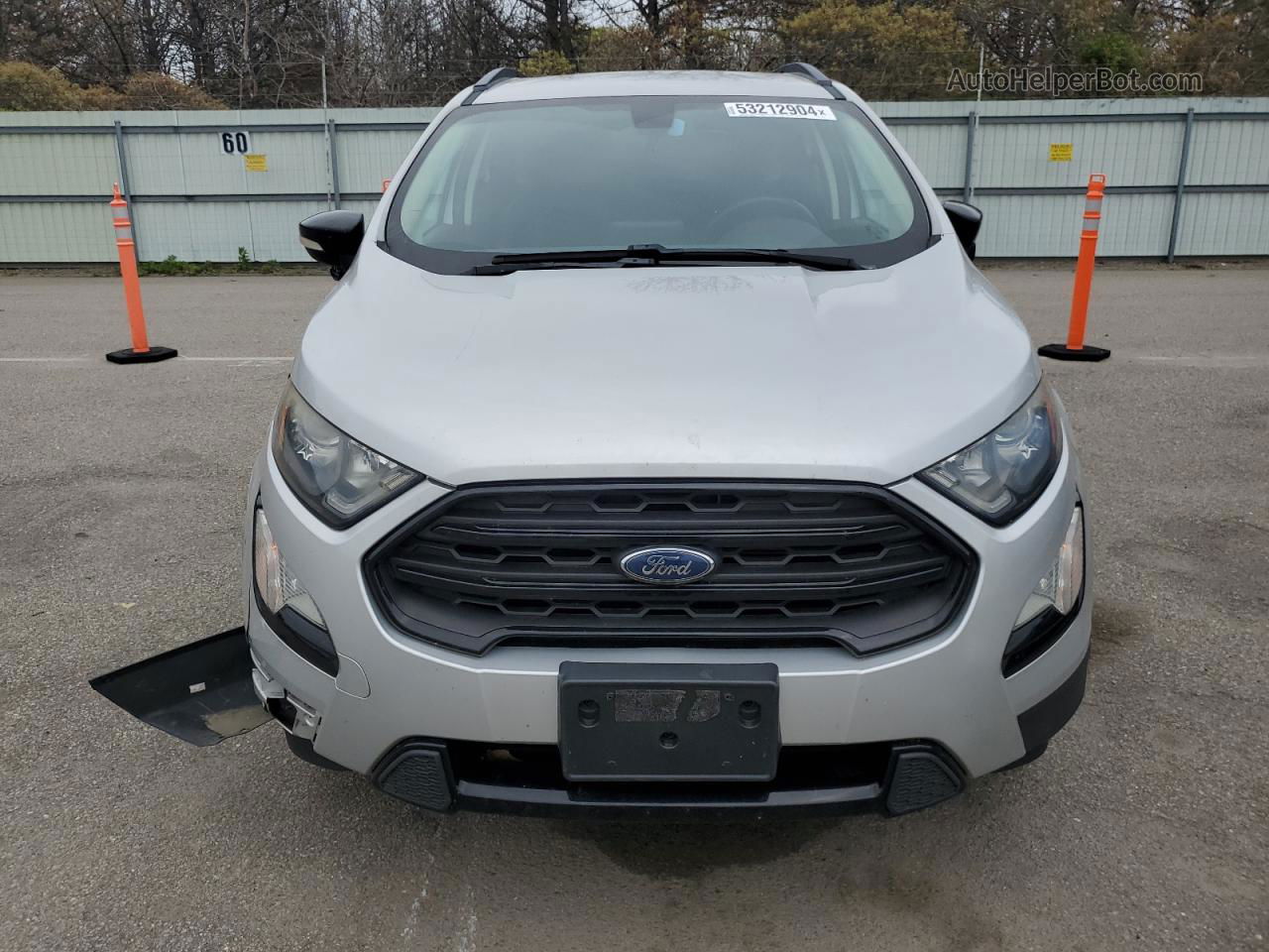 2019 Ford Ecosport Ses Серебряный vin: MAJ6S3JL7KC261406