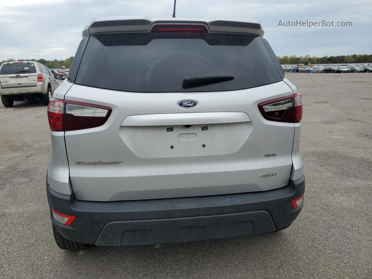 2019 Ford Ecosport Ses Серебряный vin: MAJ6S3JL7KC261406