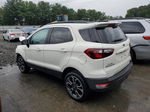 2019 Ford Ecosport Ses White vin: MAJ6S3JL7KC265892