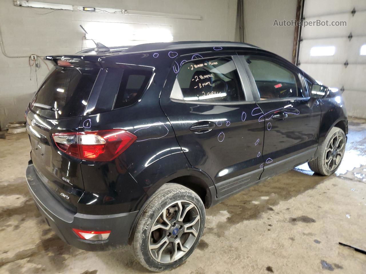 2019 Ford Ecosport Ses Black vin: MAJ6S3JL7KC271076