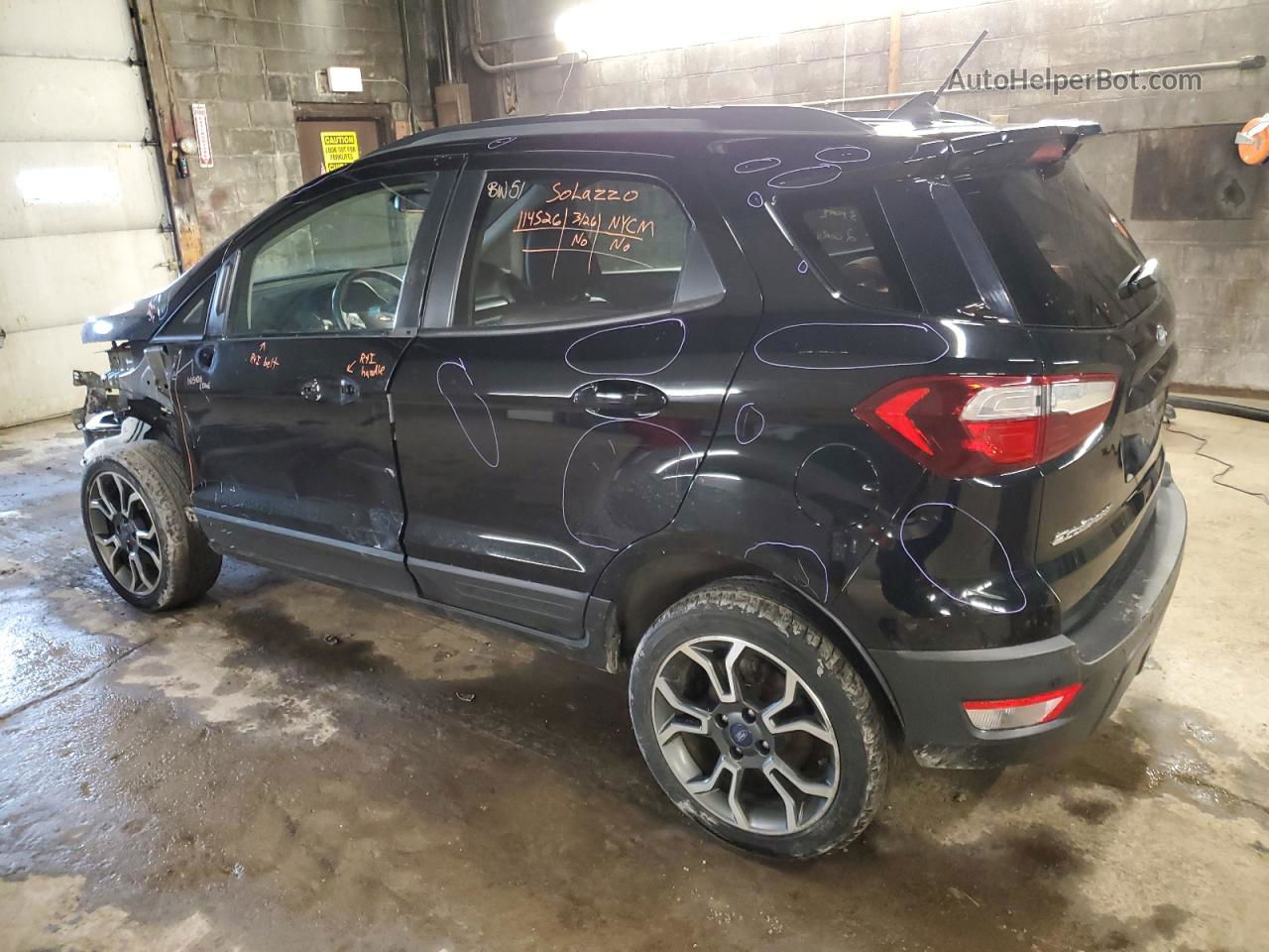 2019 Ford Ecosport Ses Black vin: MAJ6S3JL7KC271076