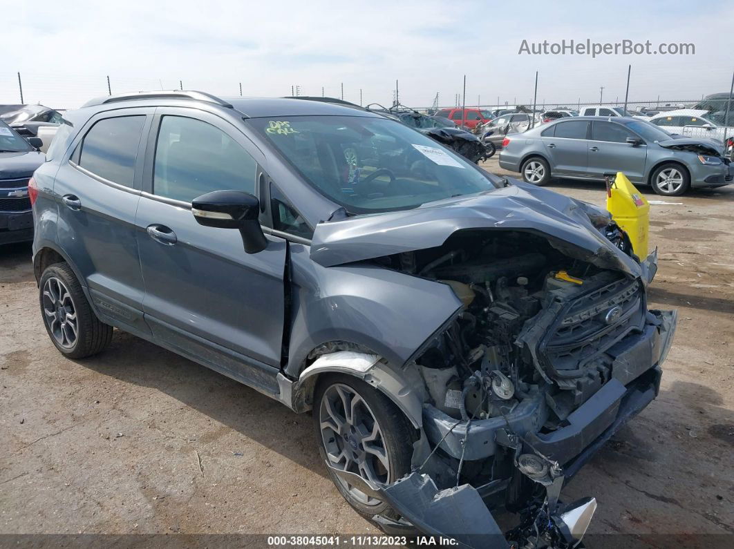 2019 Ford Ecosport Ses Черный vin: MAJ6S3JL7KC285219