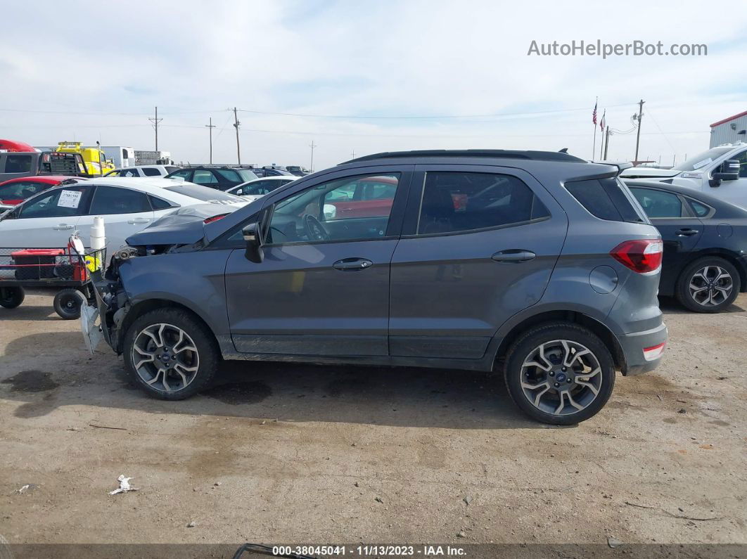 2019 Ford Ecosport Ses Черный vin: MAJ6S3JL7KC285219