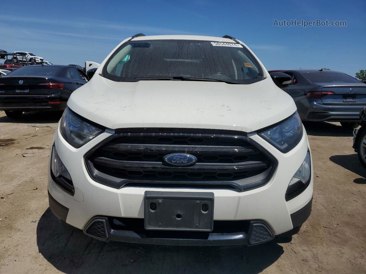 2019 Ford Ecosport Ses Белый vin: MAJ6S3JL7KC289514