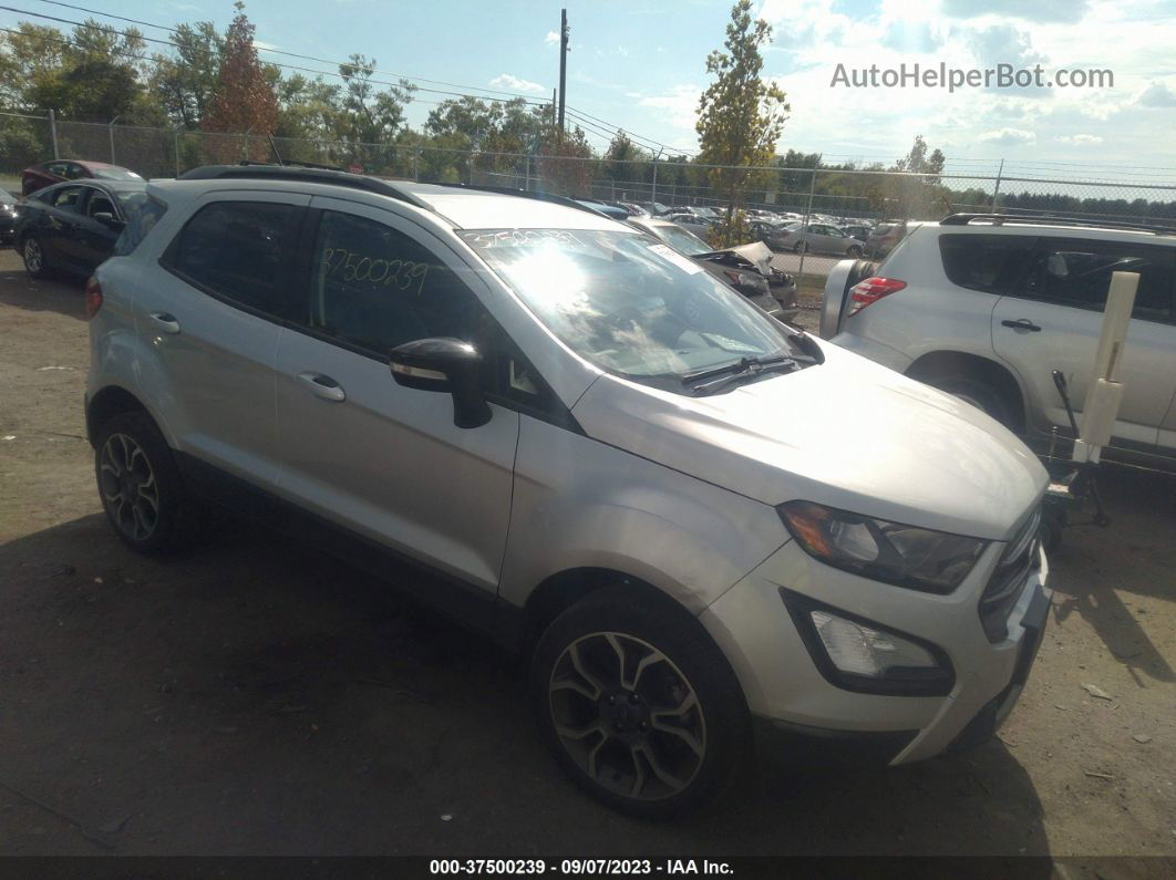 2019 Ford Ecosport Ses Silver vin: MAJ6S3JL7KC293918