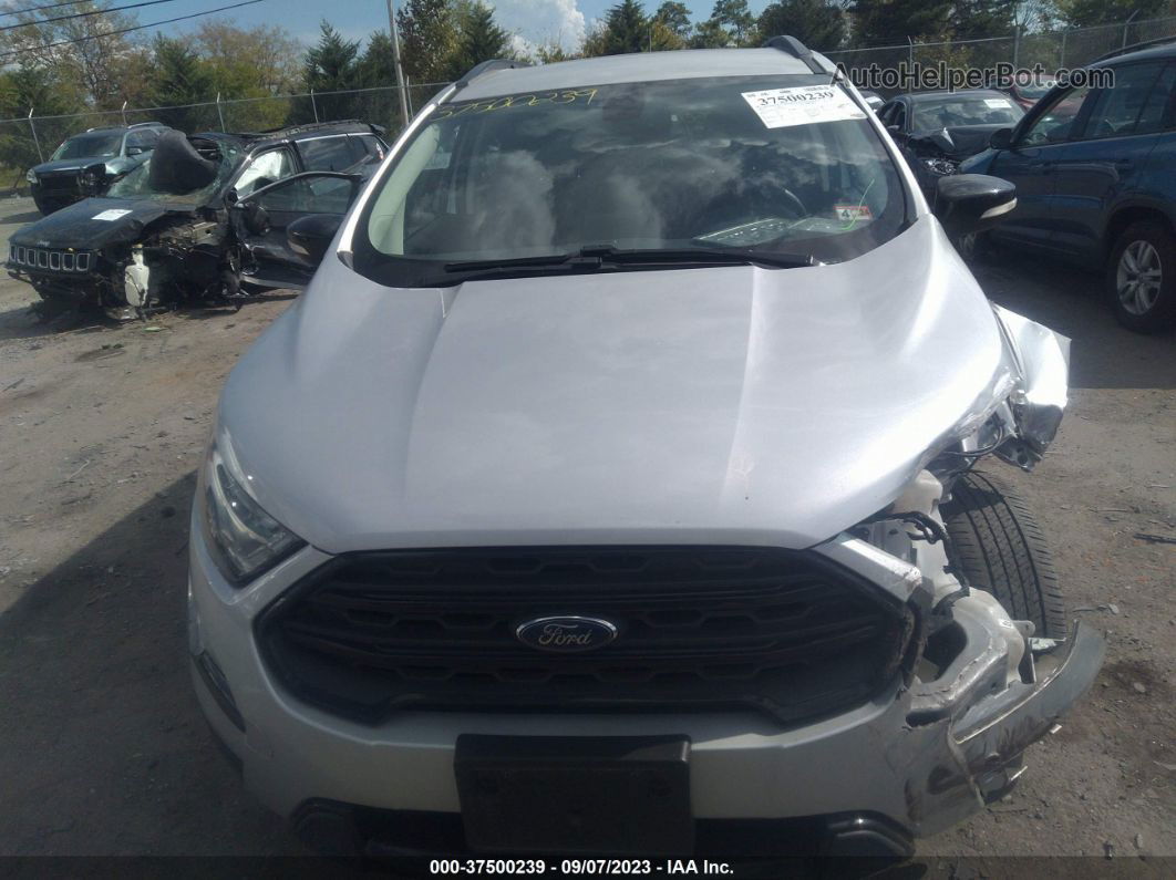 2019 Ford Ecosport Ses Серебряный vin: MAJ6S3JL7KC293918